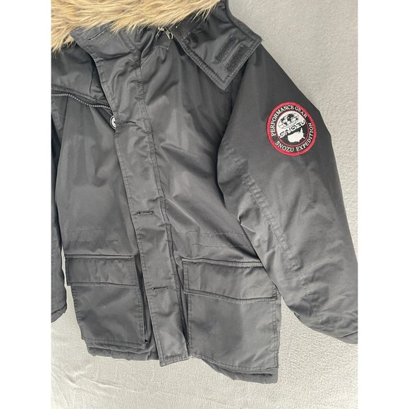 Snozu Snow Jacket Boys Youth Small Winter Coat Fur Trim Heavy Hooded Outdoor - Picture 5 of 13